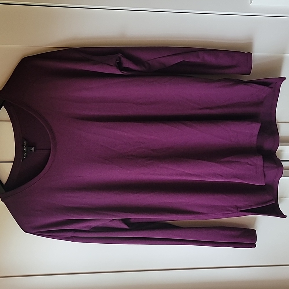 EUC Banana Republic purple sweater size S